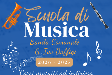 Al via i corsi della Scuola di musica Banda Baffigi